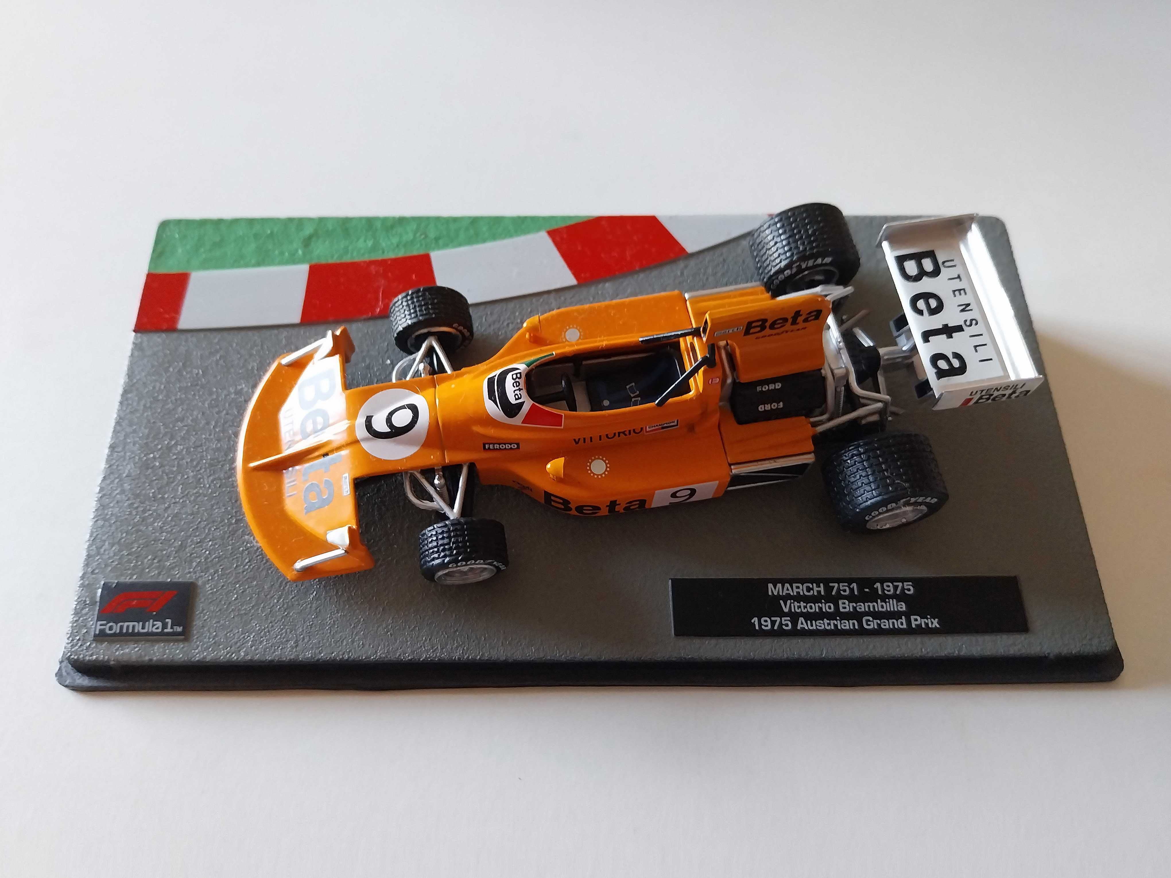 miniatura 1/43 MARCH 751 Vittorio Brambilla (1975) | edição Altaya
