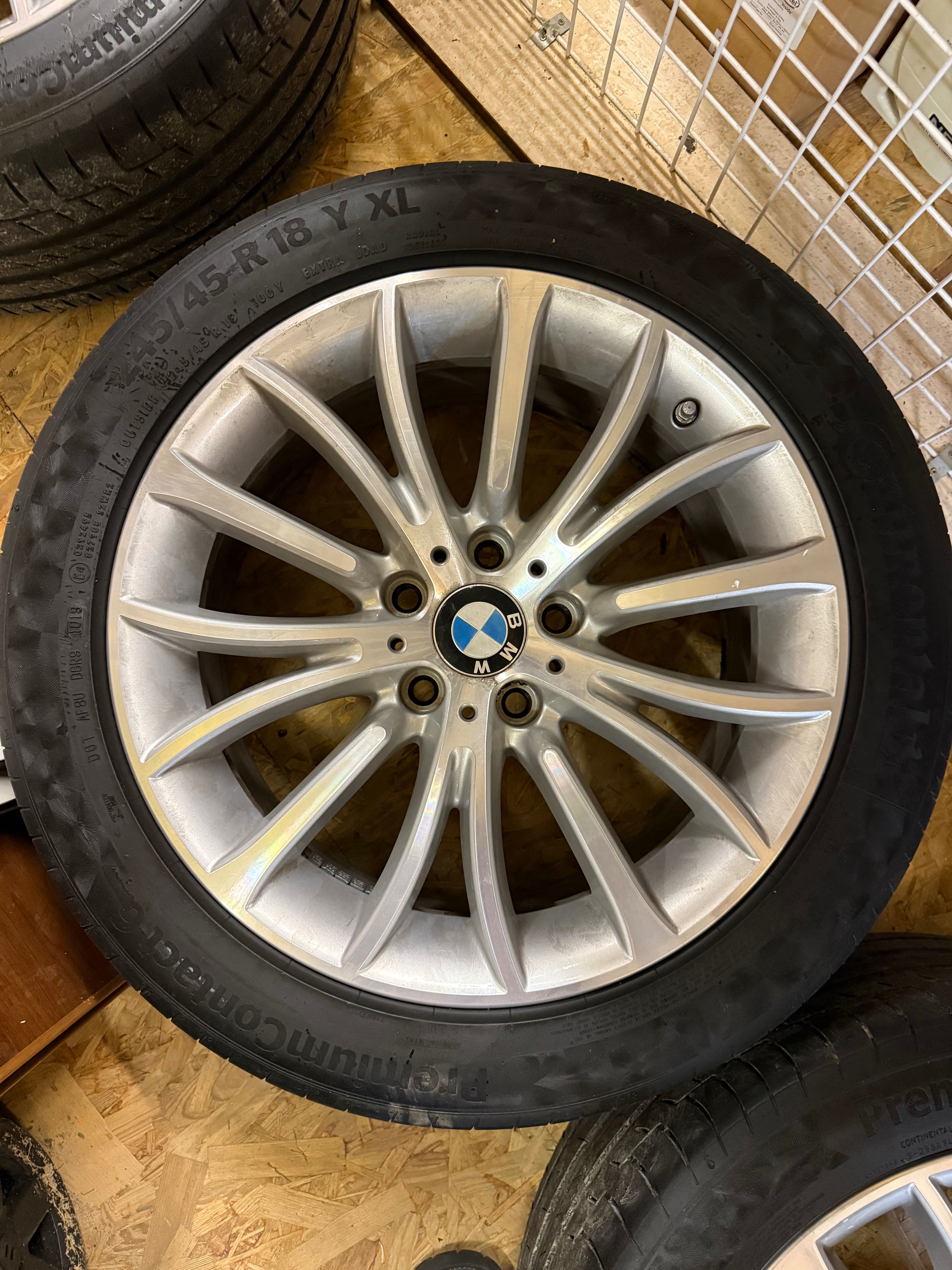 BMW koła 245/45 R18  Felgi aluminiowe 18" Wzór Styling Multi Spoke 454