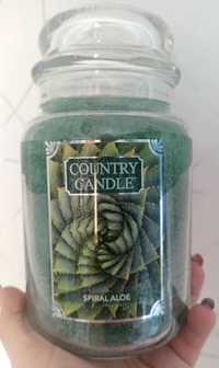 Country Candle Spiral Aloe duża 680g