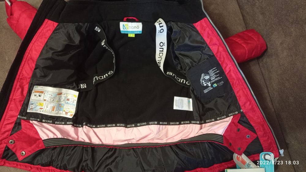 Зимний комплект для девочки  Nano 6 размер 116 122 126