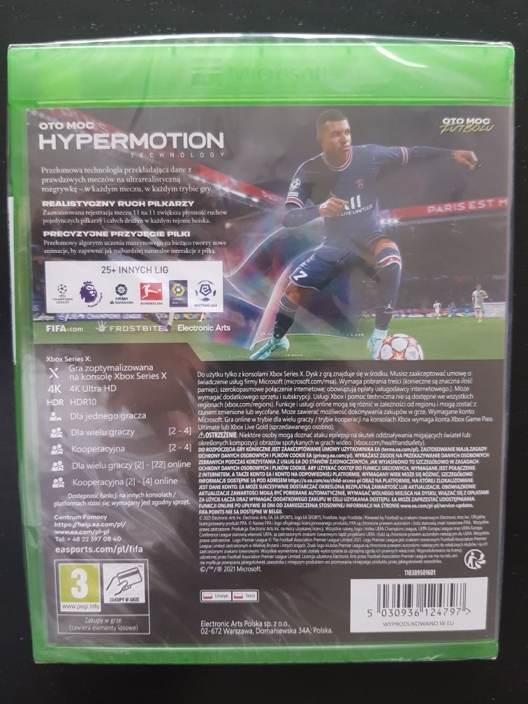 Xbox Series X FIFA 22

polska wersja