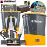POWERMAT Siewnik Akumulatorowy Plecakowy Nasion Trawy Nawozu 20l 12v