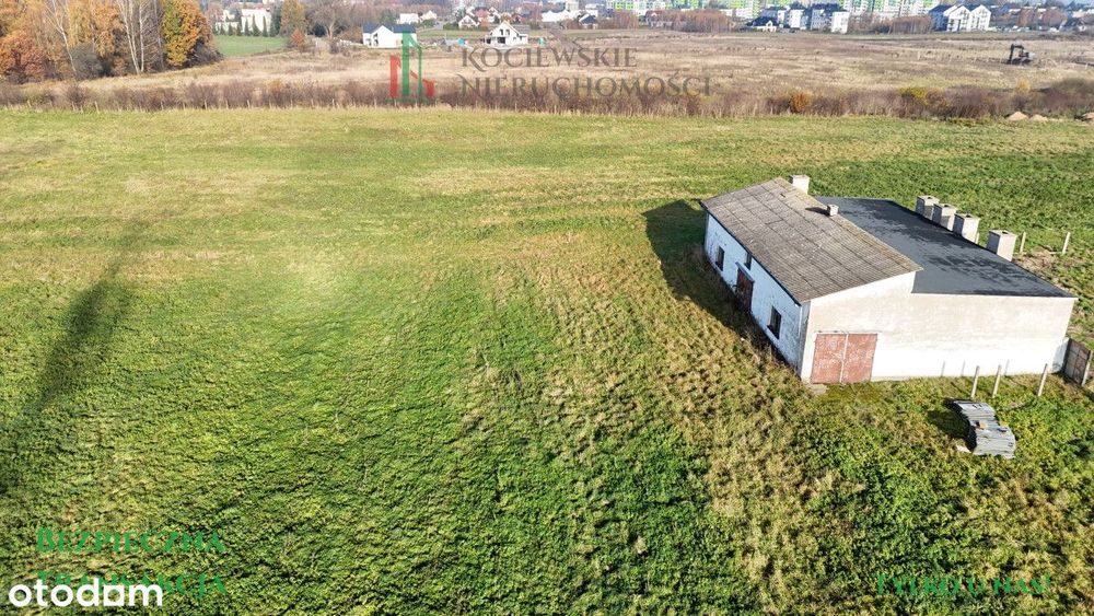 Duża działka rolna z magazynem – ul. Korytybska