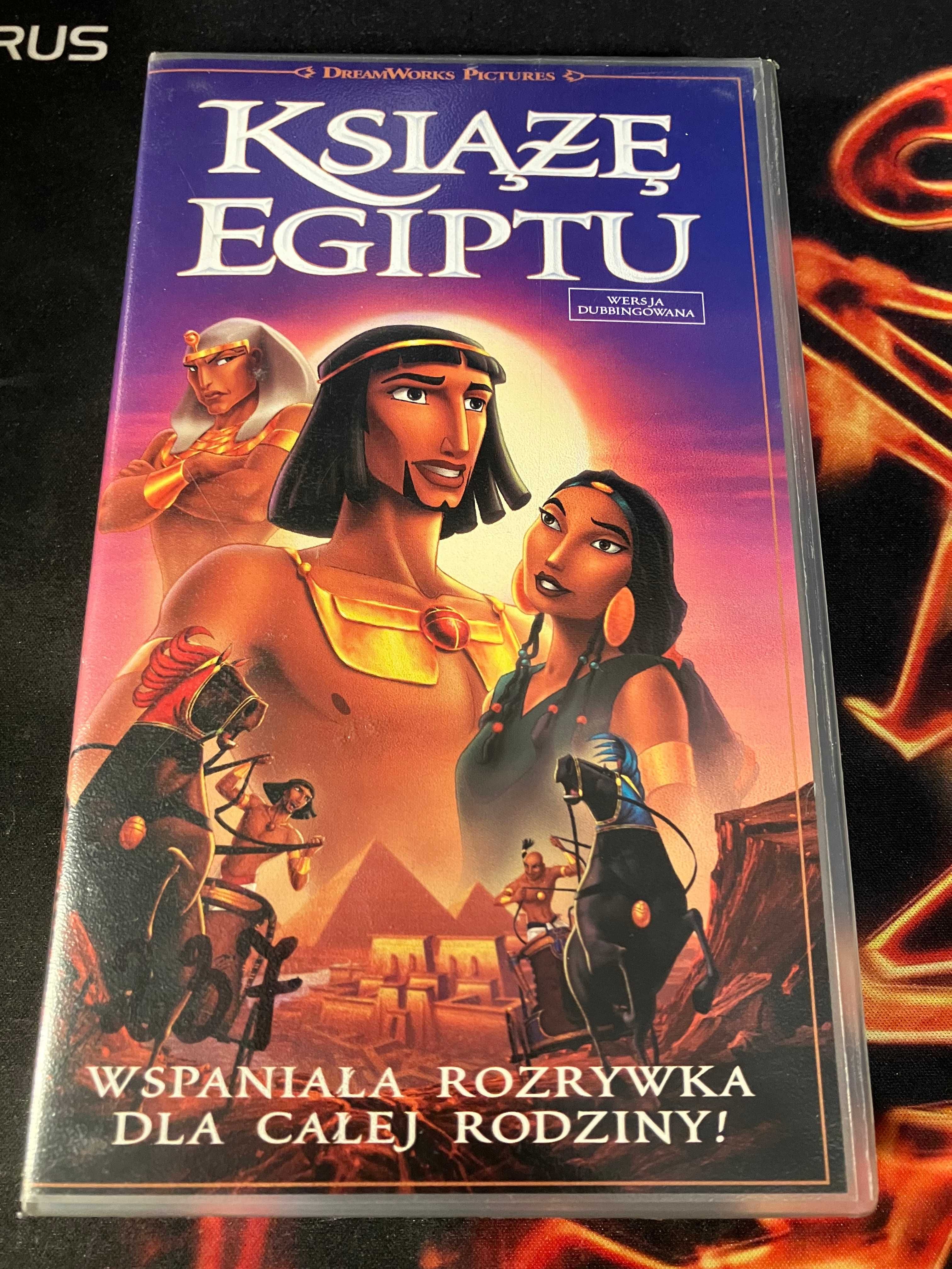 Kaseta VHS Film animowany - Książe Egiptu