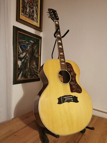 Gitara Suzuki J-200 lata 70' Japan kopia Gibson