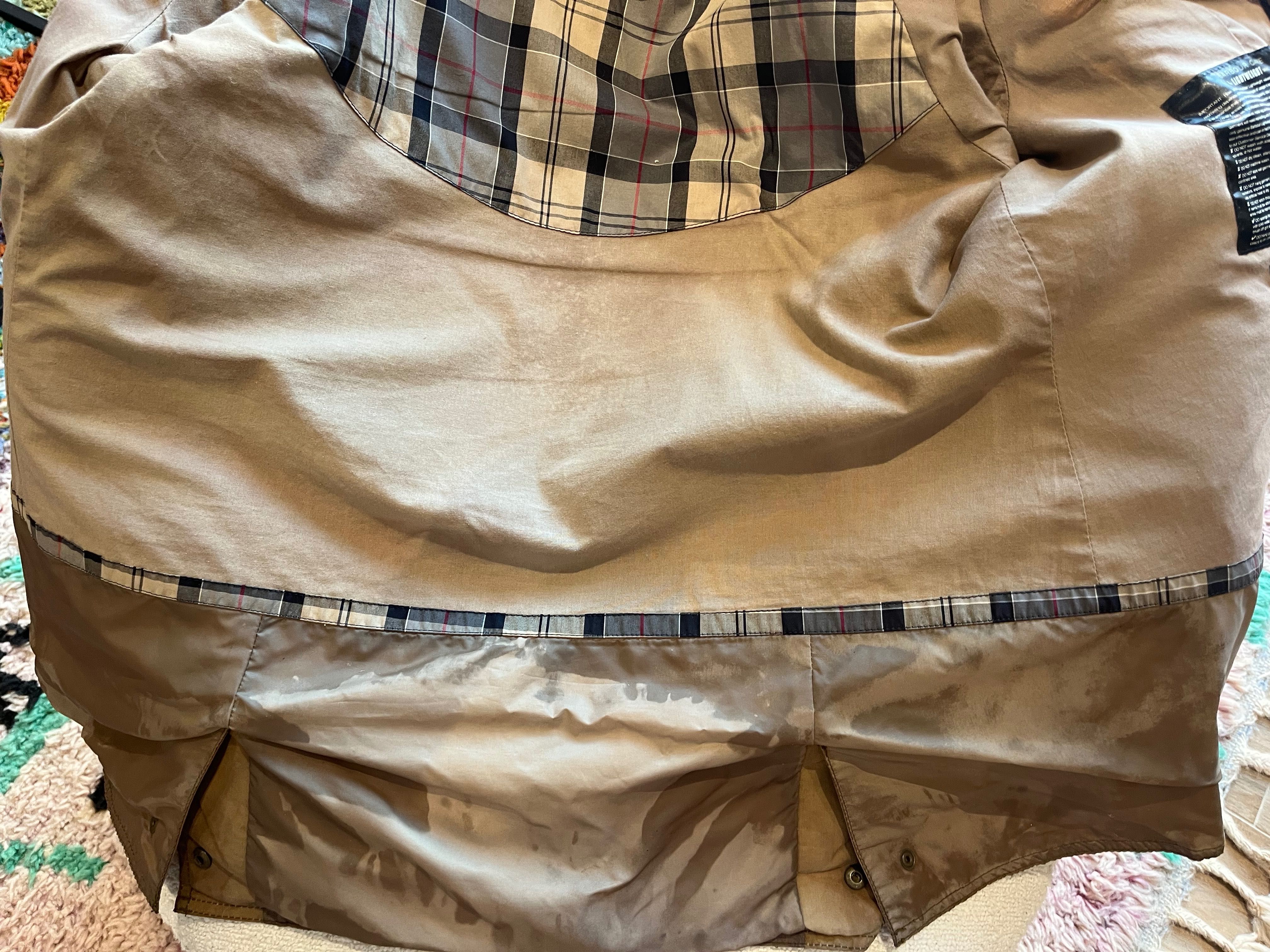 Casaco Barbour clássico em algodão oleado - para impermeabilizar