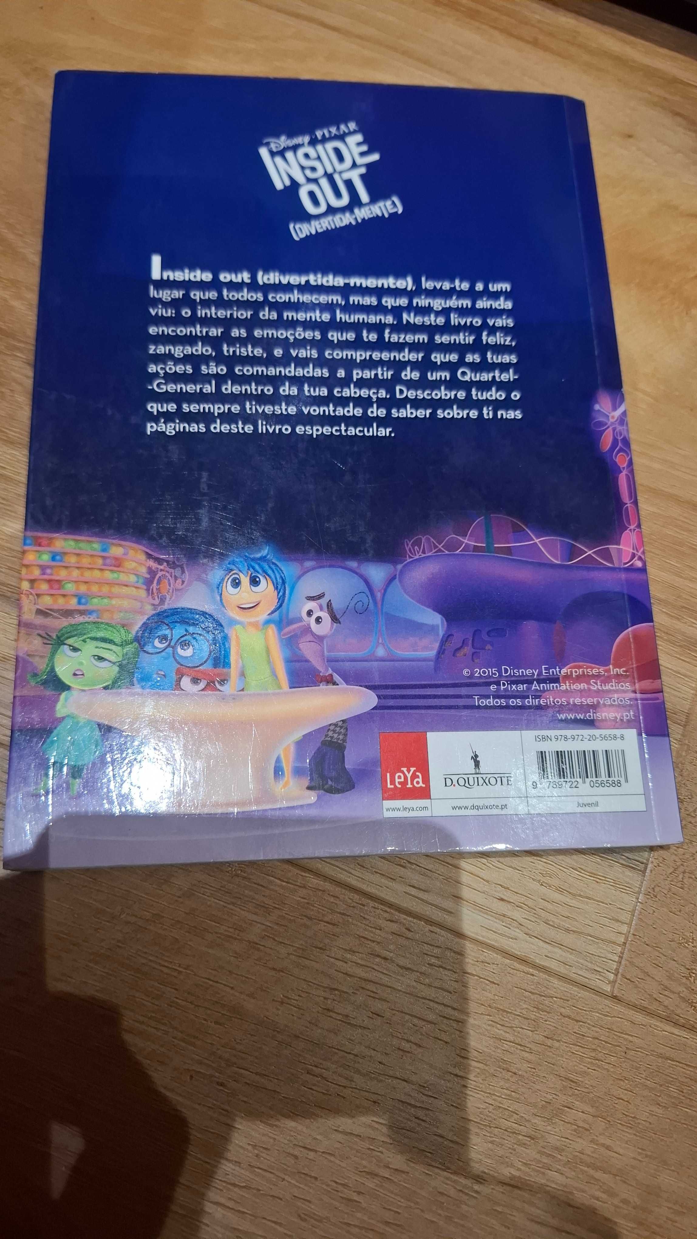 Livro Inside Out / Divertidamente