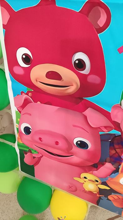 Tela em tecido Cocomelon