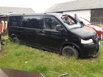 VW T5  CARAVELLE LONG 2,5 TDI części,tapicerka,fotele,szyby,silnik