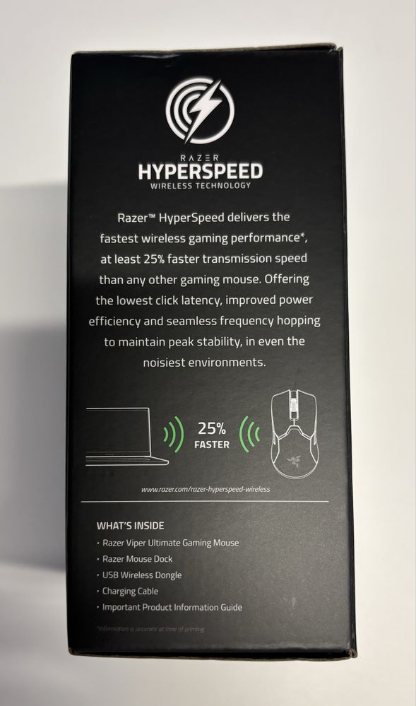 Rato RAZER viper ultimate (como novo)