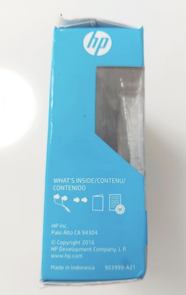 Słuchawki douszne HP headset 150 z mikrofonem do biegania