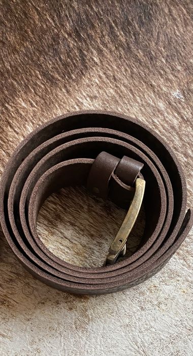 Ремінь шкіряний,коричневого кольору