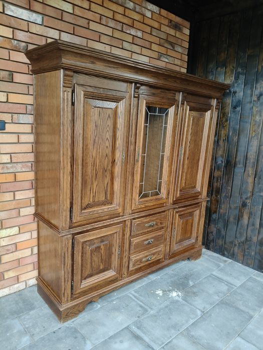 Kredens dębowy / meble holenderskie