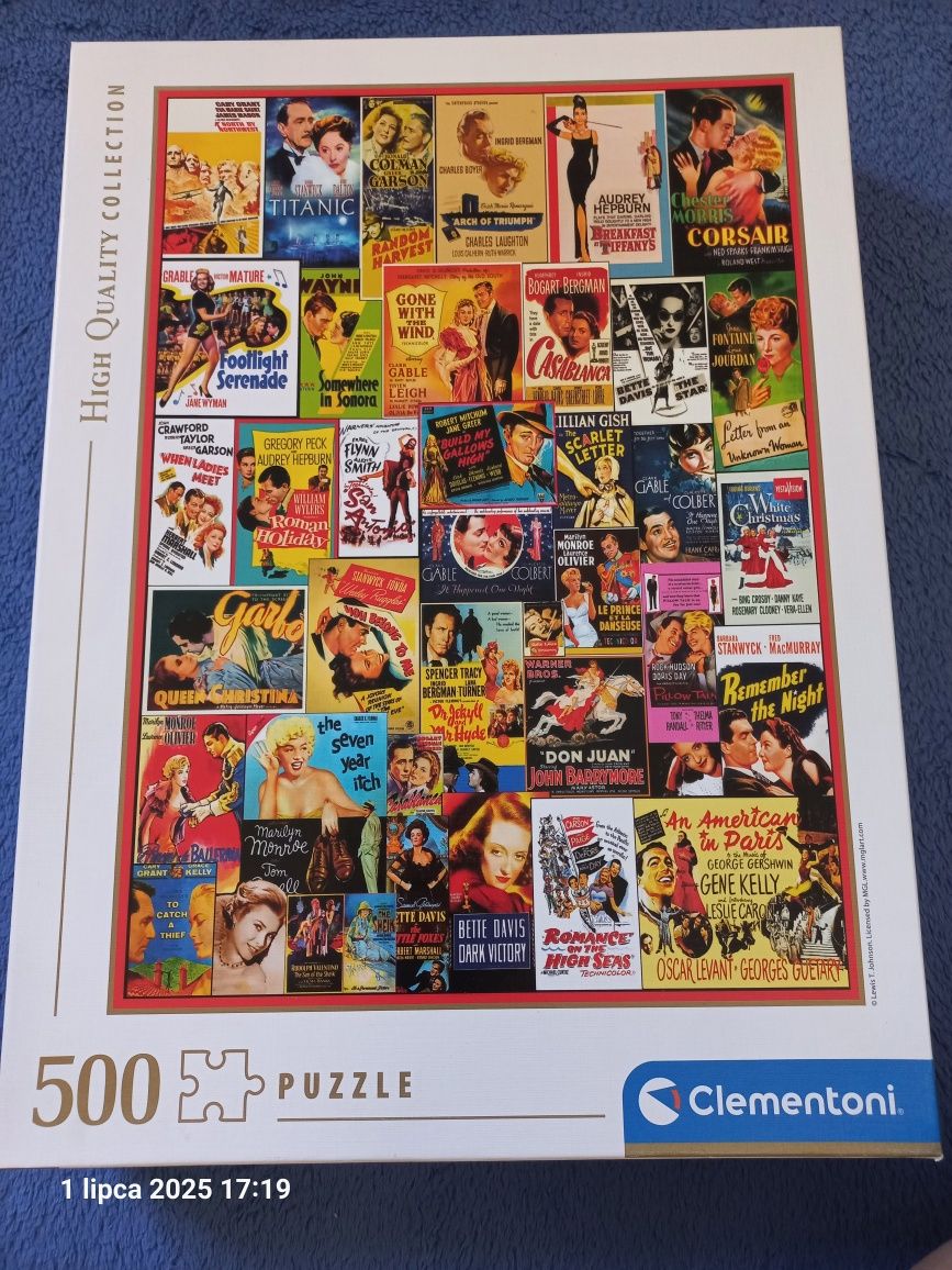 Puzzle obraz vintage 500el