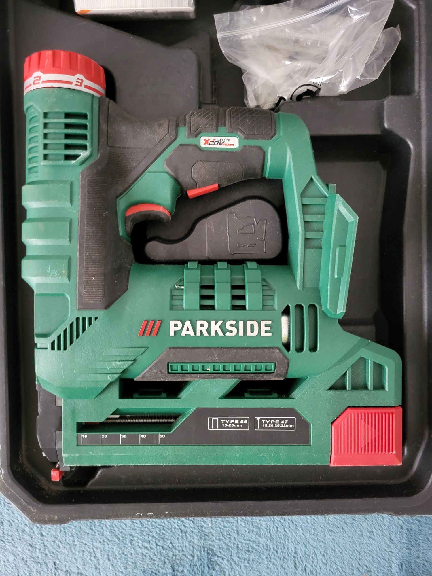 Agrafador 20V / Parkside