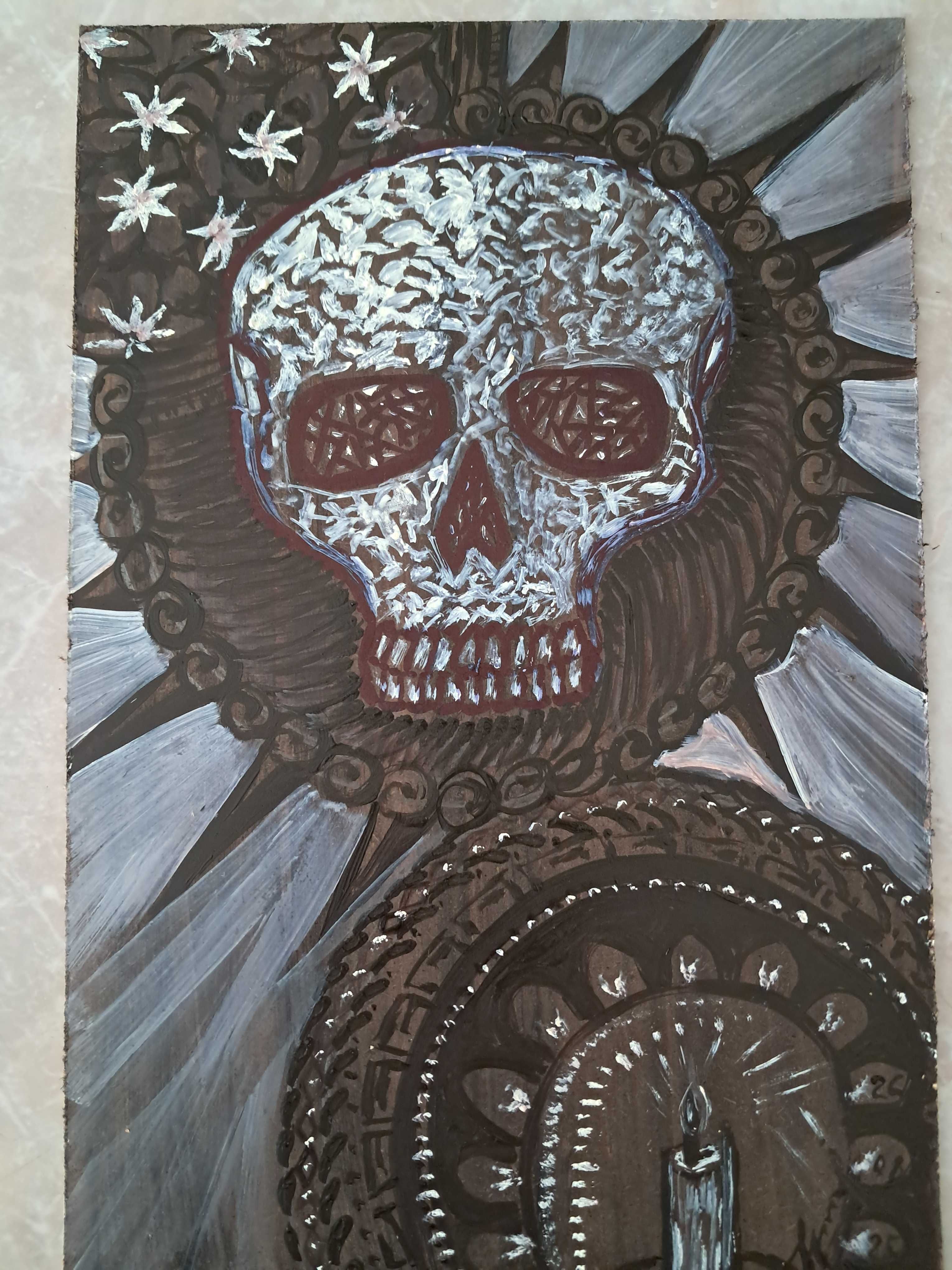 Картина в стилі Santa Muerte