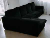 Sofá com chaise longue