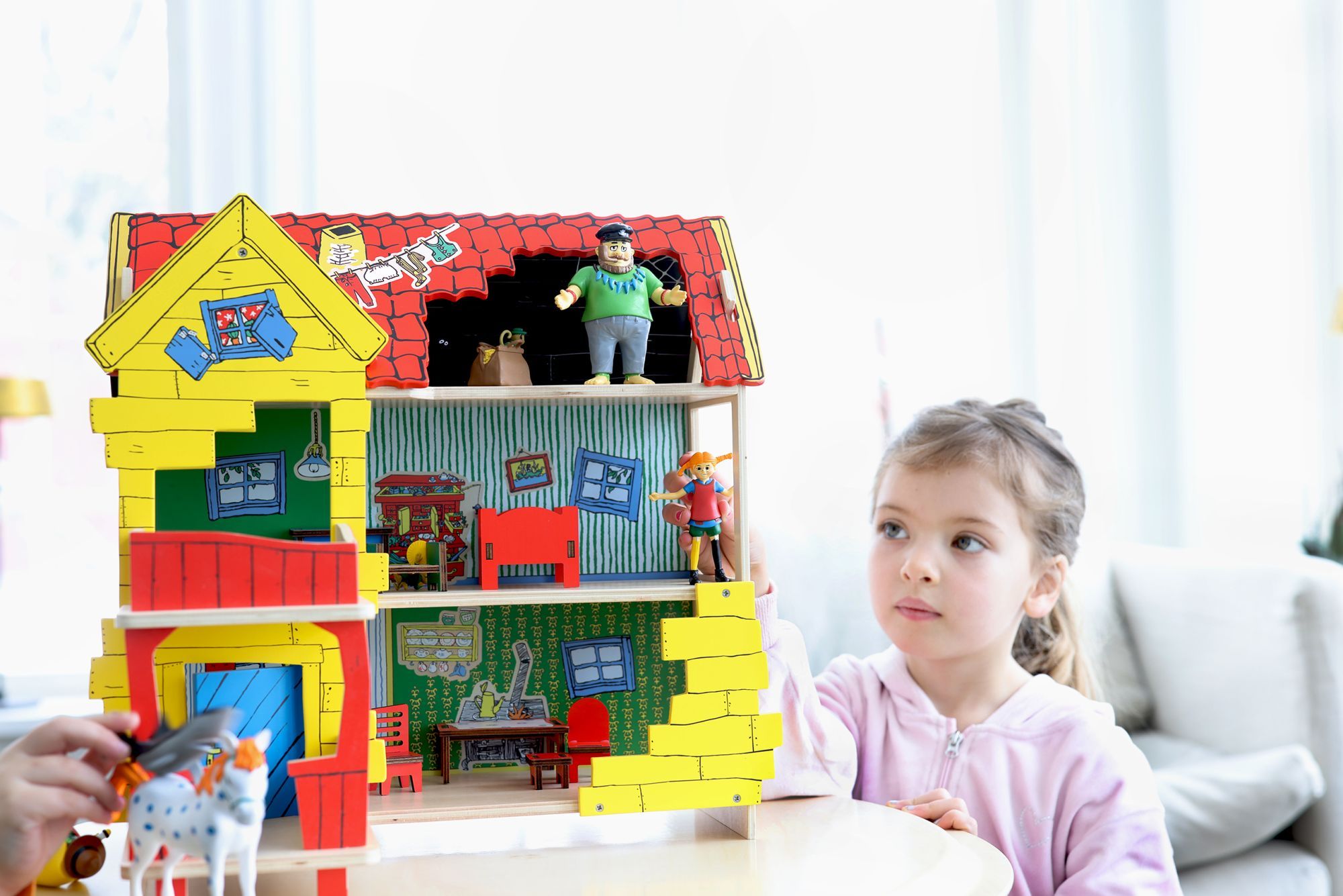 Domek dla lalek Willa Śmiesznotka Pippi Langstrumpf, zabawka