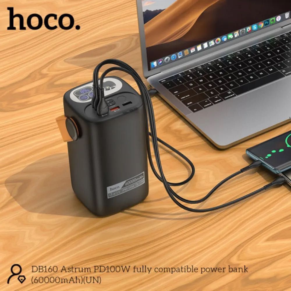 УМБ Hoco power bank DB160 Astrum PD100W 60 000mAh