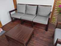 Meble ogrodowe dwa zestwy (Somilo Chillout i Ikea Applaro)