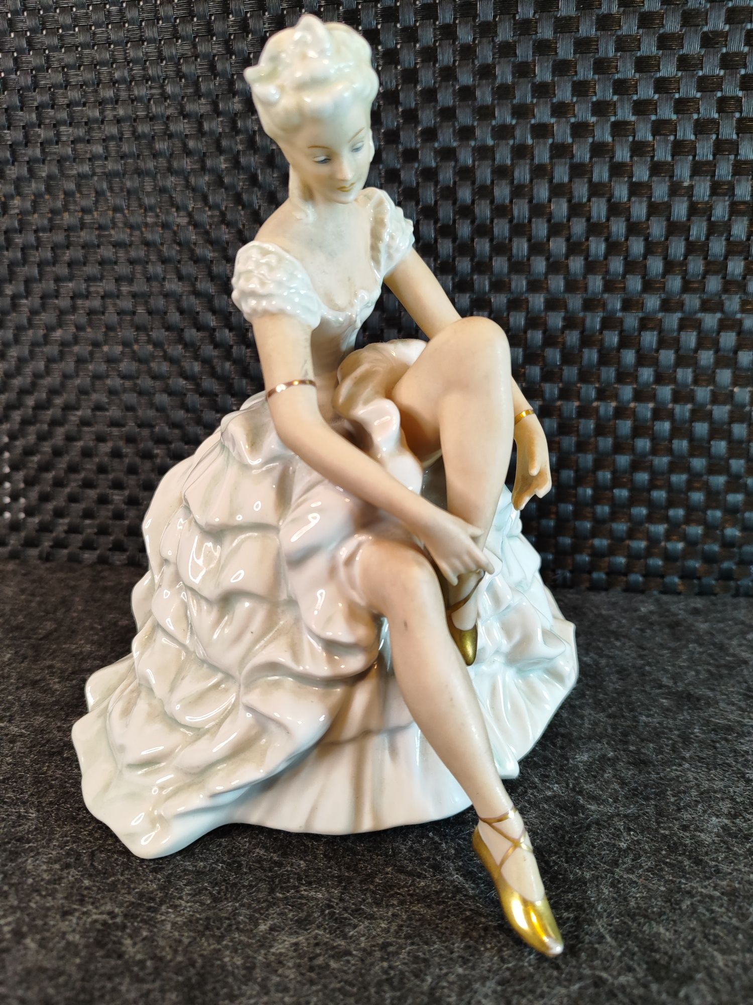 Porcelana Turyngia Figurka Baletnica Schaubach Kunst