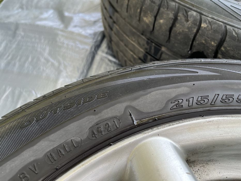 Alufelgi Komplet 17 Cali KBA 46595 5x114.3 ET48 + OPONY Ford Renault