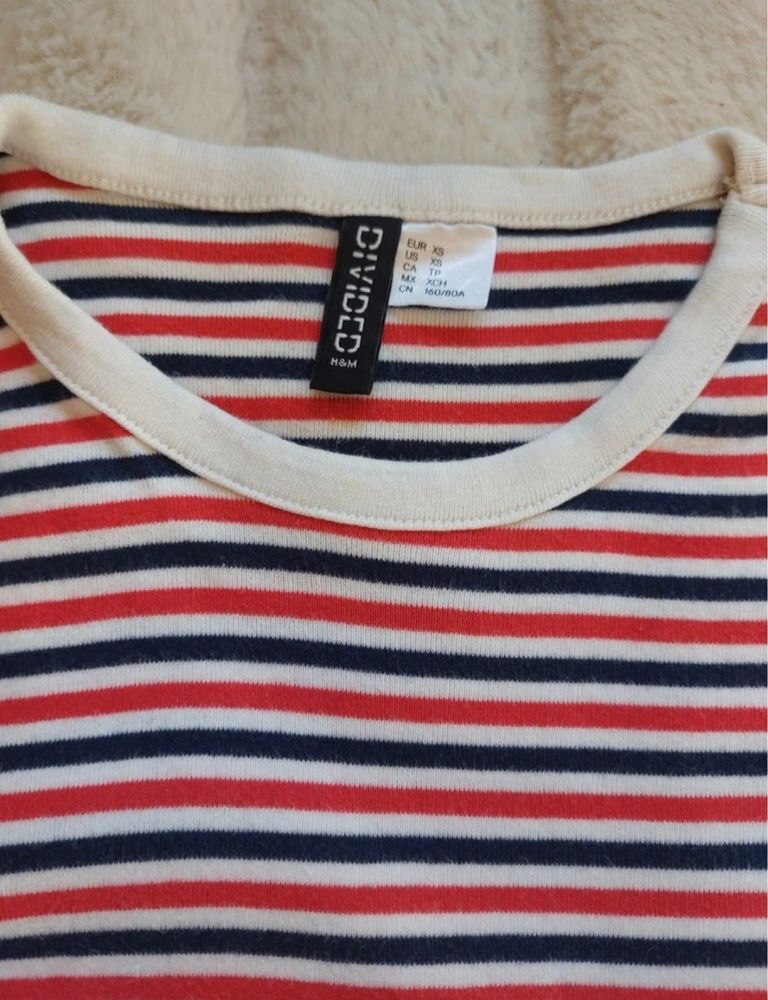 Koszulka dziewczęca H&M Divided | Rozmiar XS (160 cm) | 100% bawełna