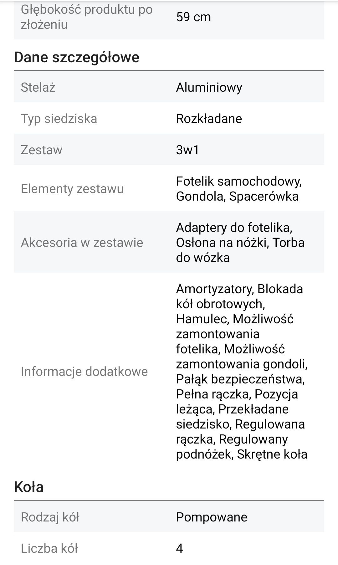 Wózek dziecięcy 3w1 RICO  gondola+ spacerówka + nosidełko