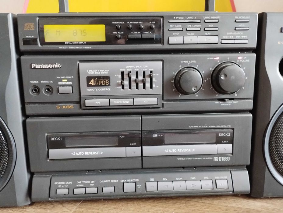 Магнитола Panasonic RX-DT680 / Магнитофон Панасоник