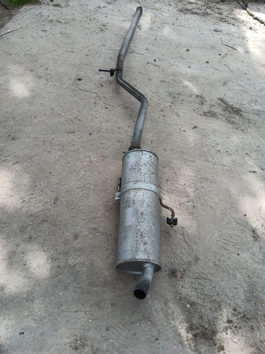 Peugeot 206 5d 1.1. 1.4 tłumik wydech rura wydechową końcowy KPL