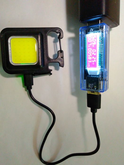 ‼️Є ОПТ‼️500мАч чесний фонарик брелок,LED ліхтарик,аккумулятор,usb,tap