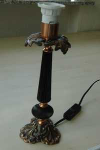 ozdobna lampka stołowa do dowolnego klosza, abażuru