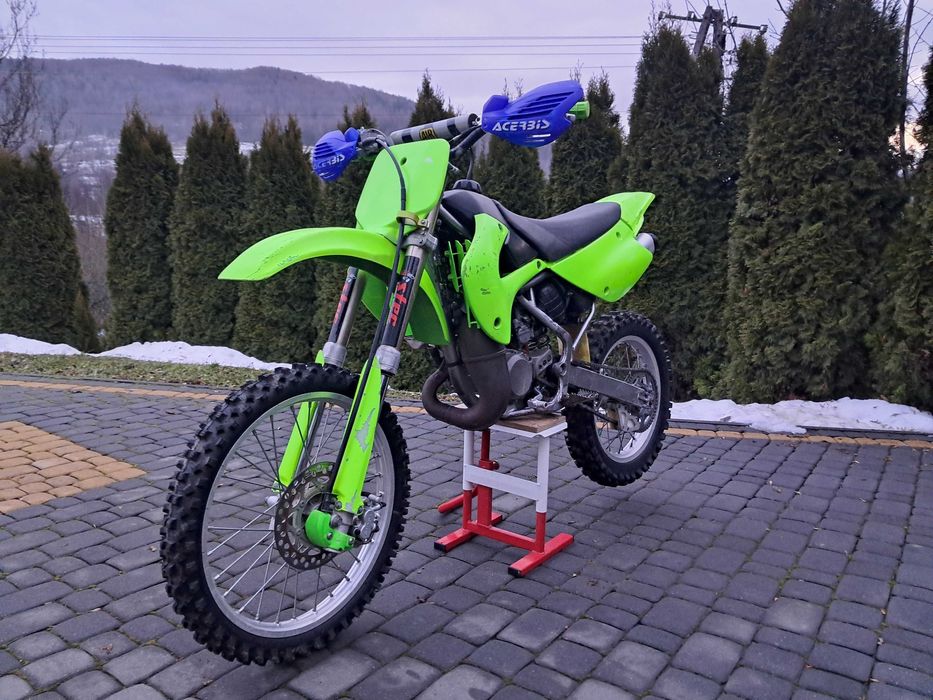 Kawasaki kx 85 + kask i rękawiczki