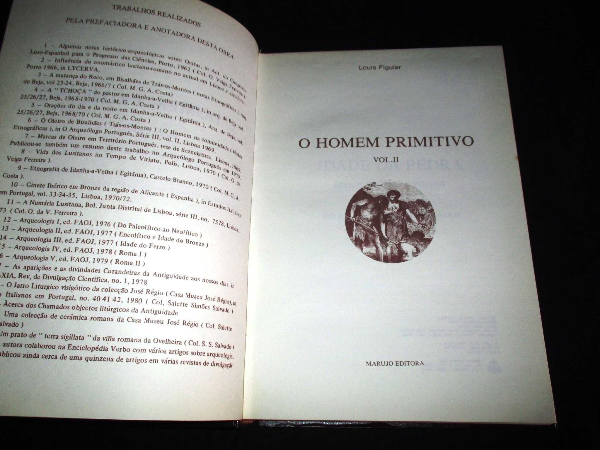 Livros O Homem Primitivo Louis Figuier Marujo Editora