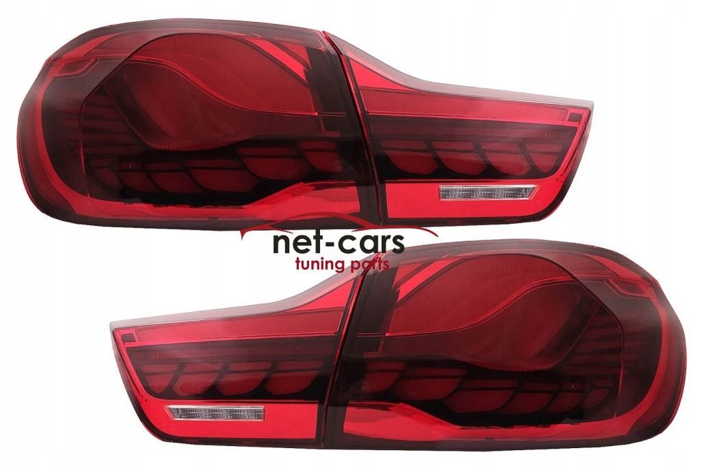 Lampy tylne tył BMW F32 F33 F36 F82 F83 M4 -19 OLED NEON LED czerwone