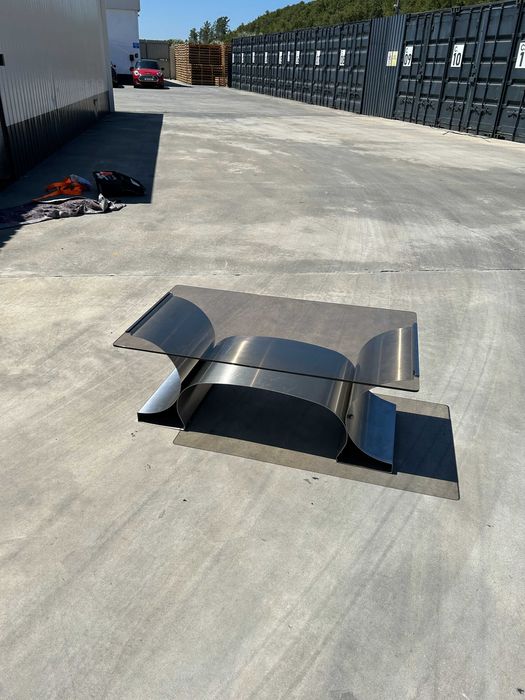 Mesa de centro por François Monnet – Kappa, França, anos 1970