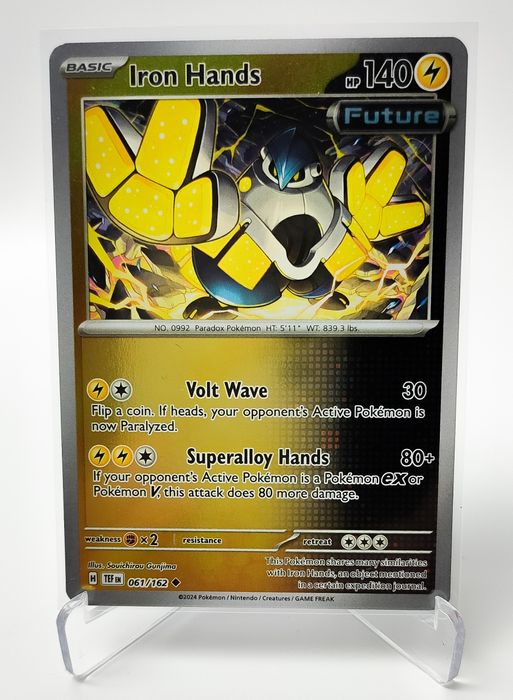 Iron Hands 061/162 reverse holo karta pokemon Temporal Forces