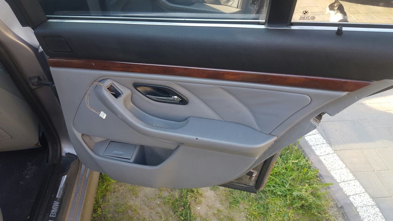 Wnętrze, skóry, skóra, BMW E39, 5 fotele