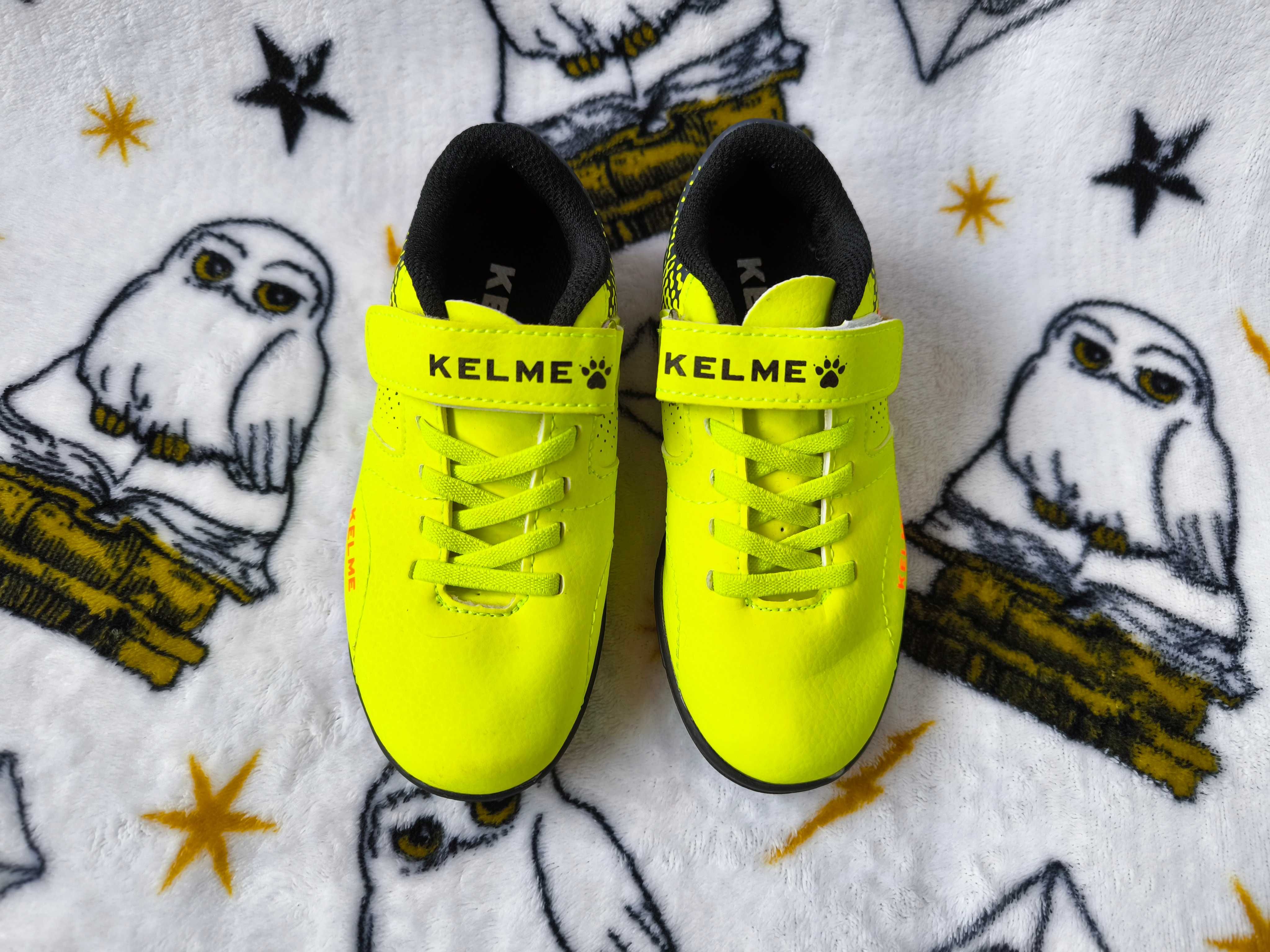 Сороконіжки футбольні дитячі на липучці KELME, р.28, 17,5 см