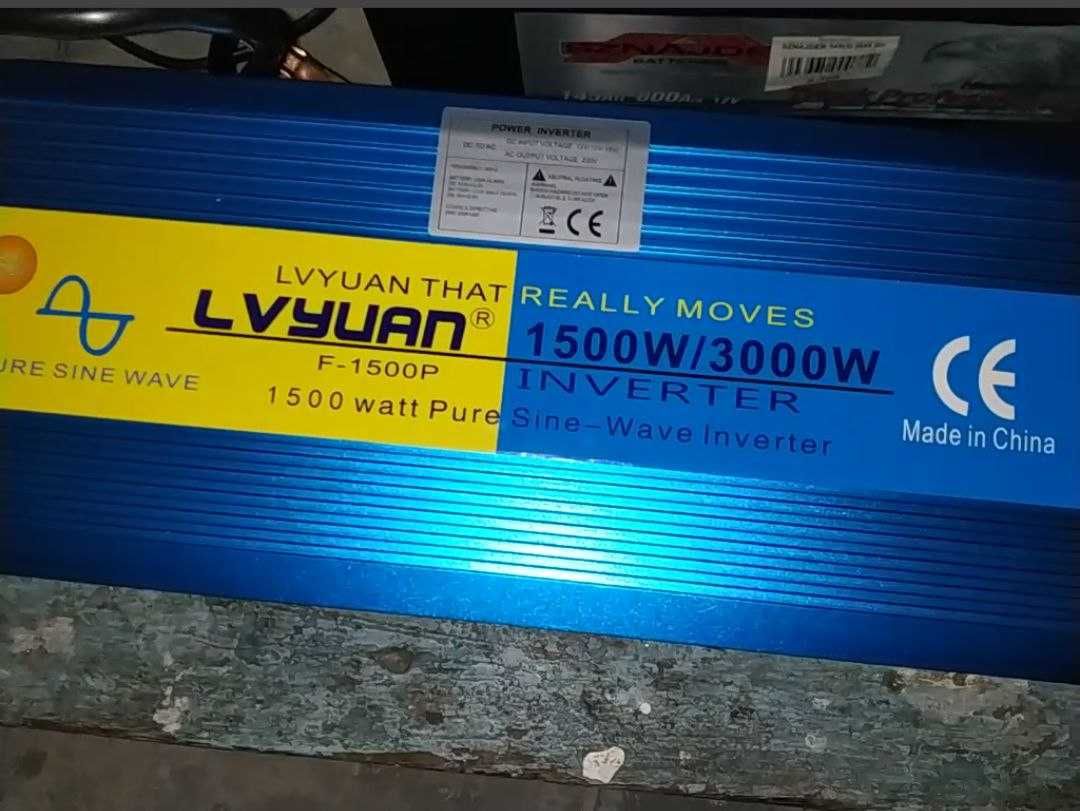Инвертор IPOWER-LVYUAN 12 - 220 В 1500 Вт чистый синус