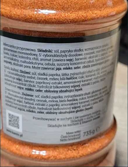 2 SZTUKI - Kamis Przyprawa do ziemniaków i frytek PET 2 x 735g