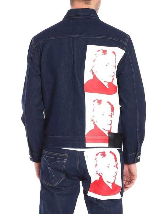 CALVIN KLEIN Jeans ANDY WARHOL Nowa Kurtka Męska XL Jeansowa Dżins