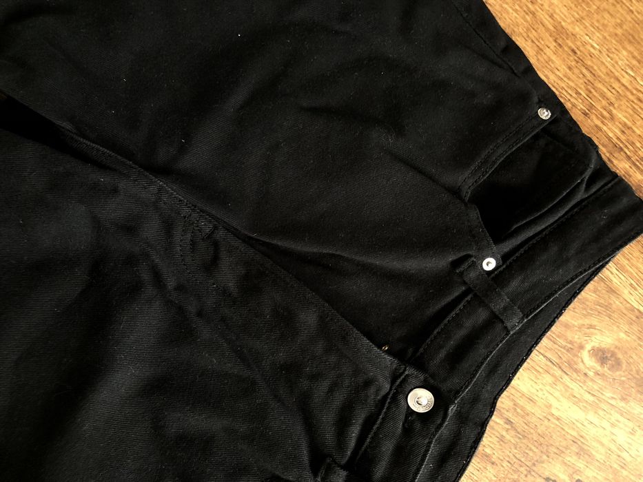 Czarne spodnie HM mom jeans 42