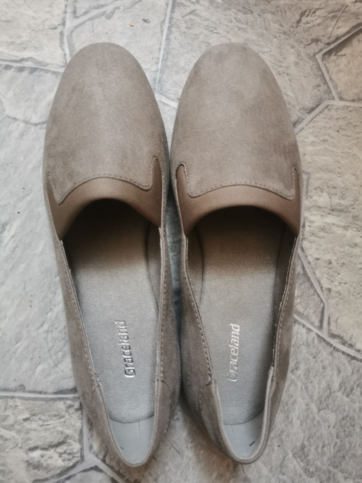 Mokasyny, Baletki, slip on, damskie  36