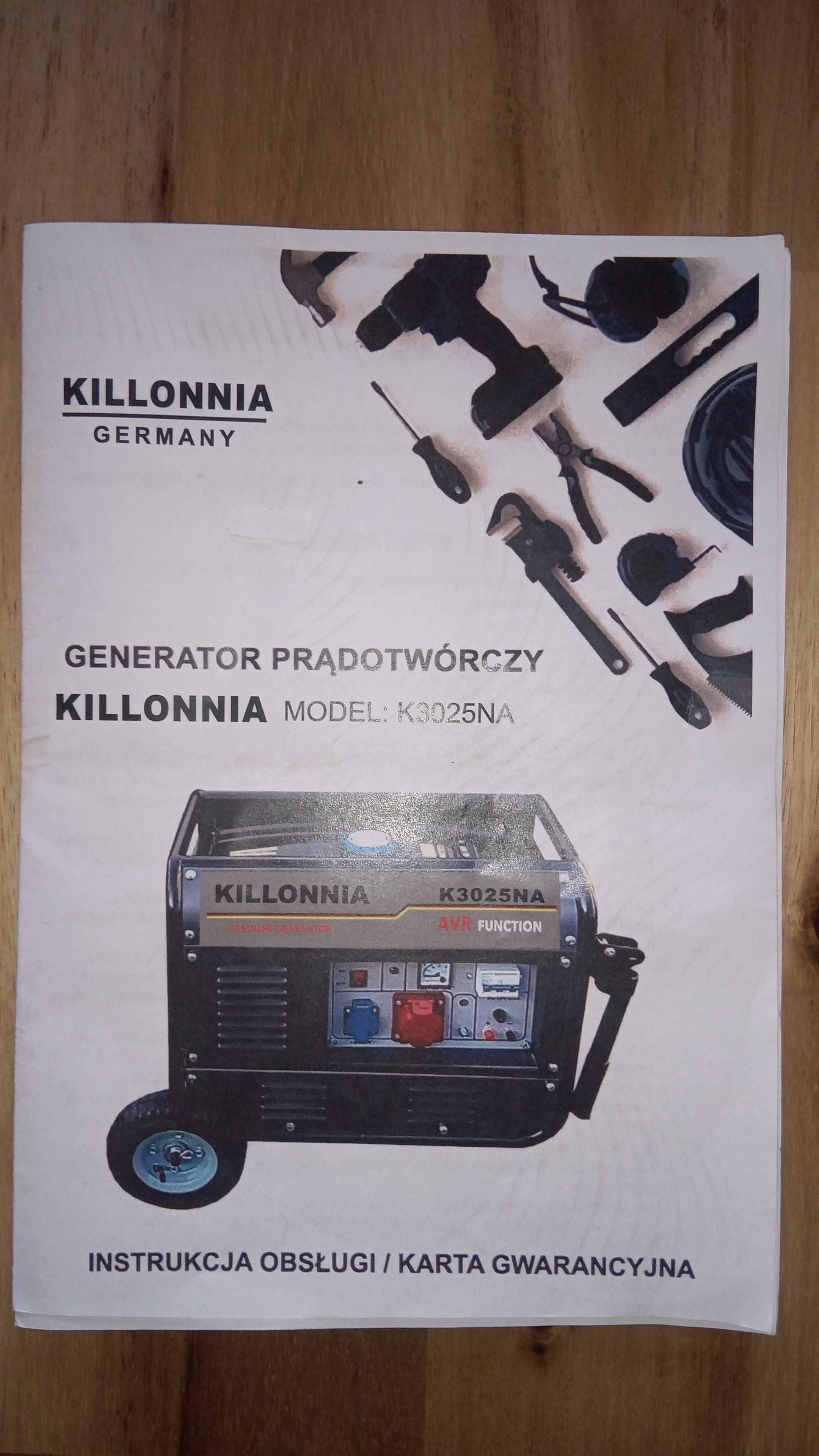 Agregat prądotwórczy KILLONNIA K3025NA