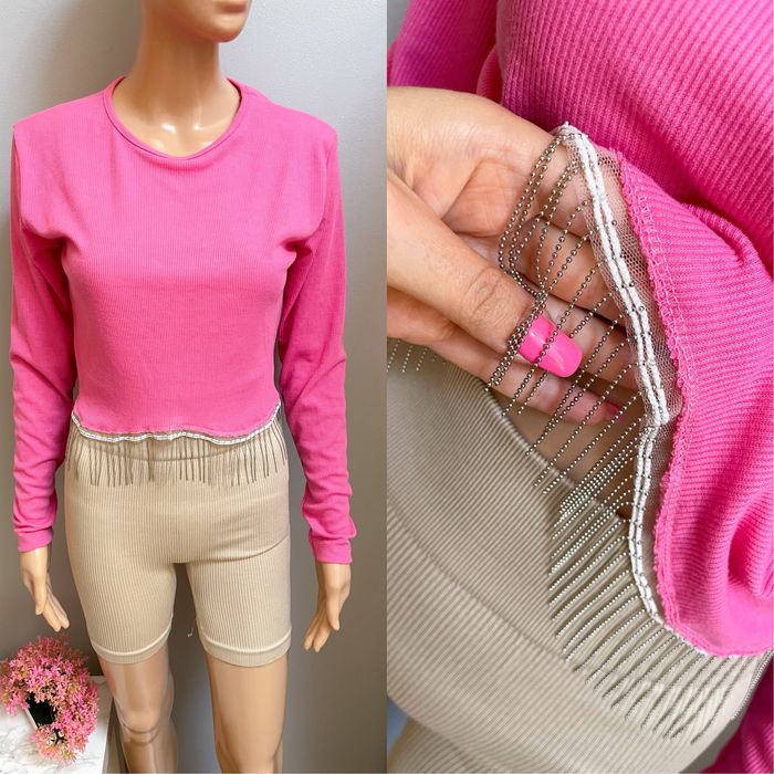 Nowa bluzka prążkowana Shein L