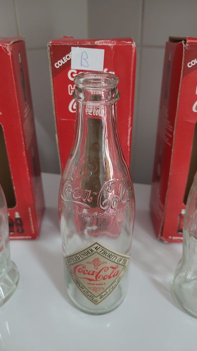 Garrafas Coca-Cola- Coleção de 4 garrafas