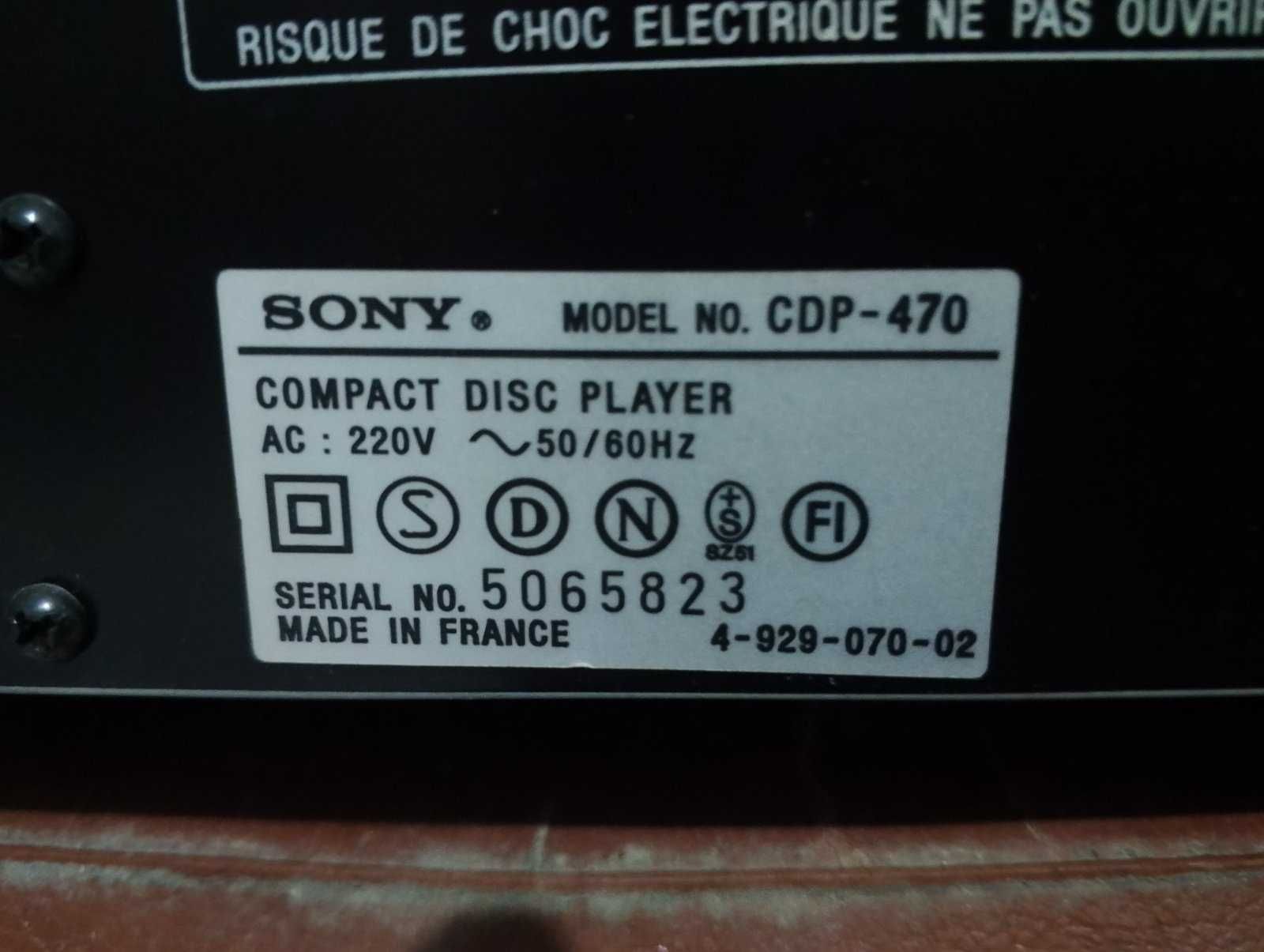 CD програвач Sony CDP-470