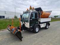 Multicar Tremo 2011 Ausa M350H Wywrotka 4x4 Solarka Arvel Pług Ladog Kompletny Zestaw  Pługo Piaskarka
