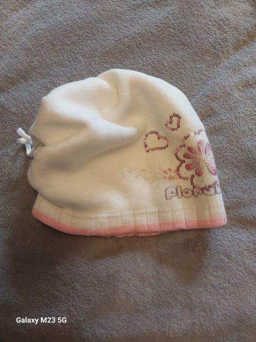 Шапка дитяча для дівчинки осінь  3 4 5 6 років